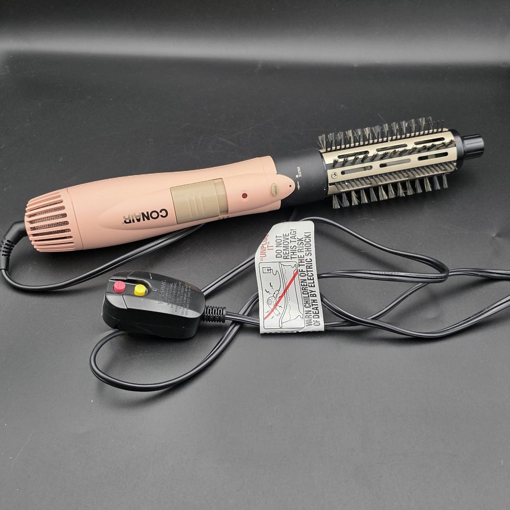 Conair Tayshia 2 in 1 Double Ceramic Hot Air Brush BC171TR -WORKS